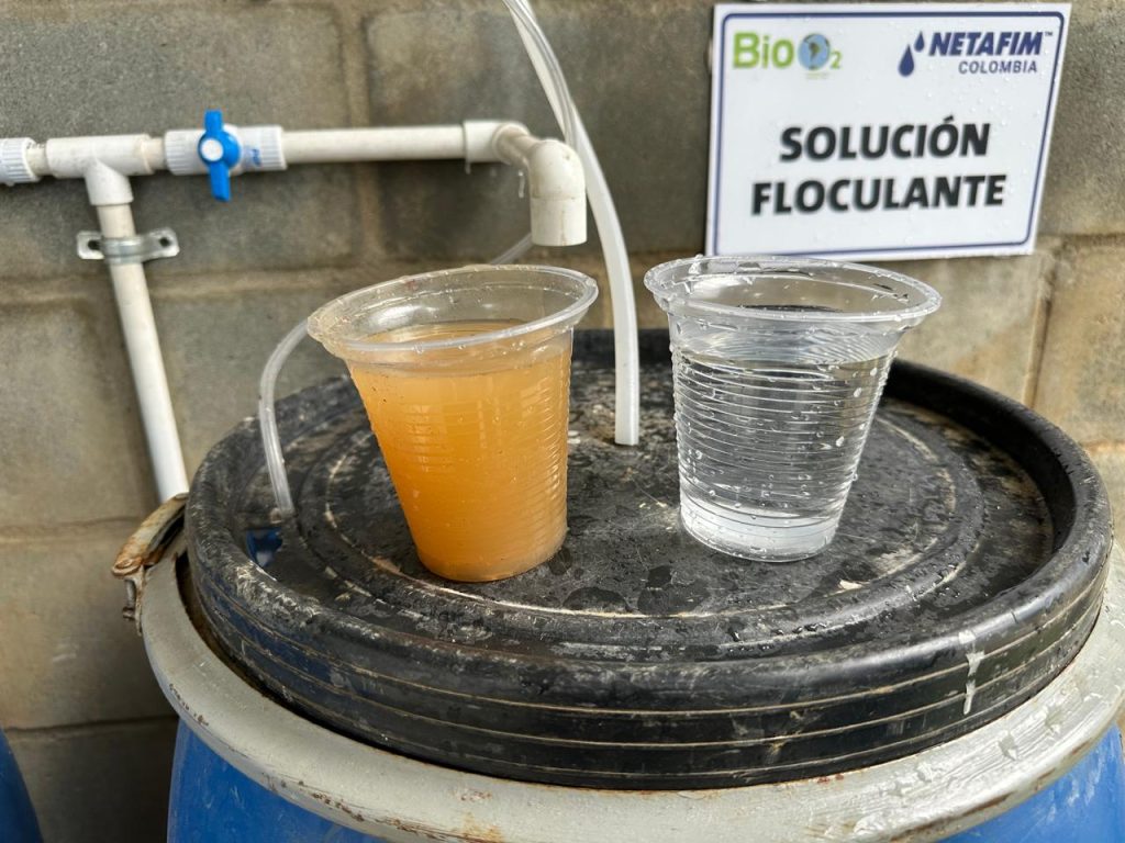 agua sucia limpia